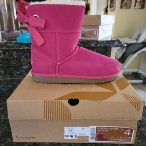 Koolaburra by ugg k andrah with bow big girl 4 pink